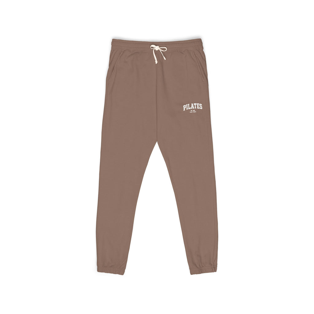 Blush Pink Garment-Dyed Fleece Sweatpants – Relaxed Unisex Joggers