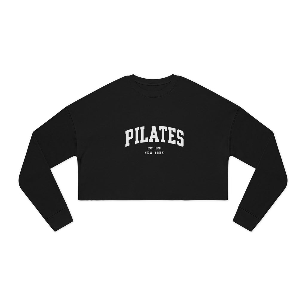 Pilates Cropped Sweatshirt — Women's Cozy Studio Pullover