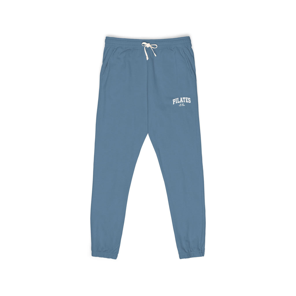 Blush Pink Garment-Dyed Fleece Sweatpants – Relaxed Unisex Joggers