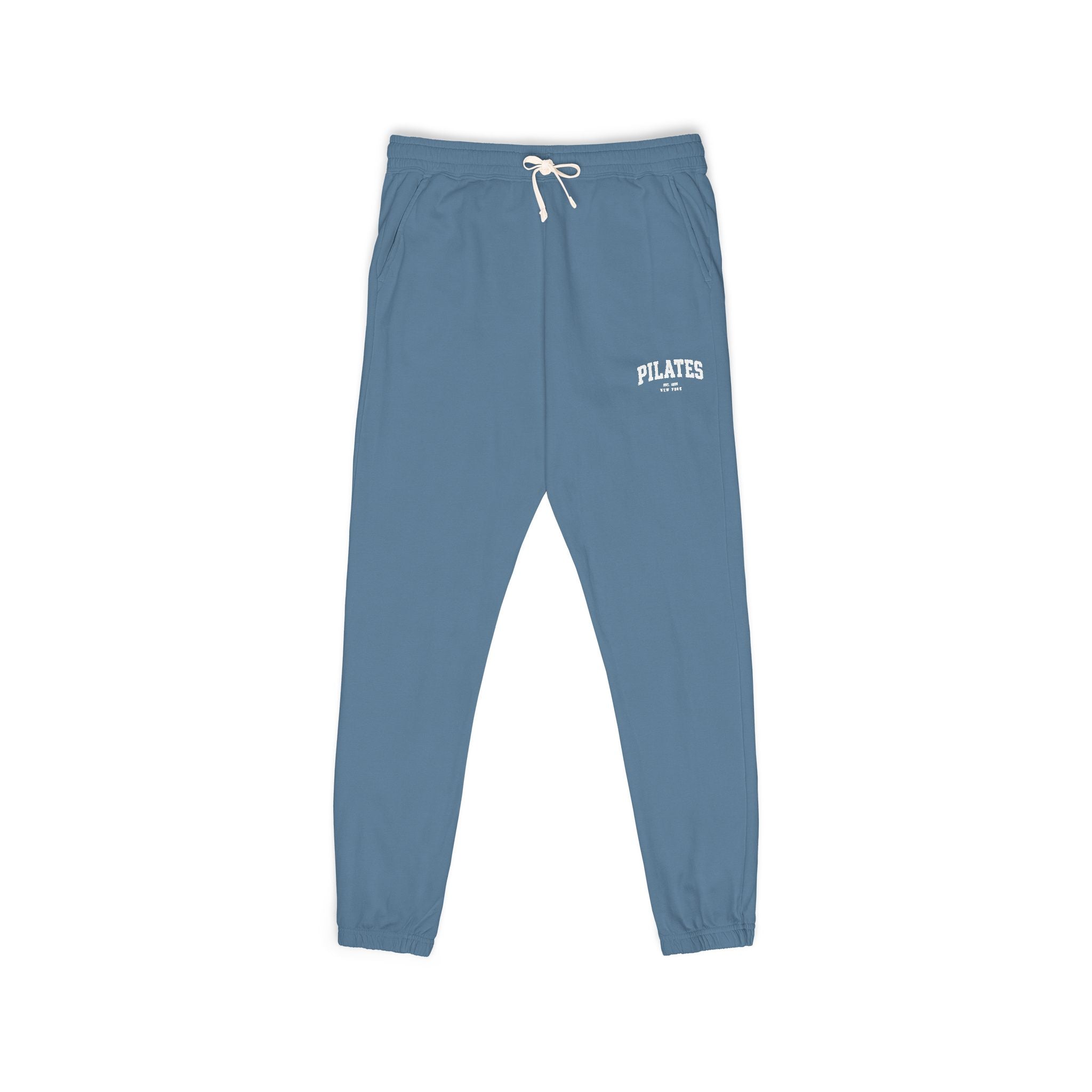 Blush Pink Garment-Dyed Fleece Sweatpants – Relaxed Unisex Joggers