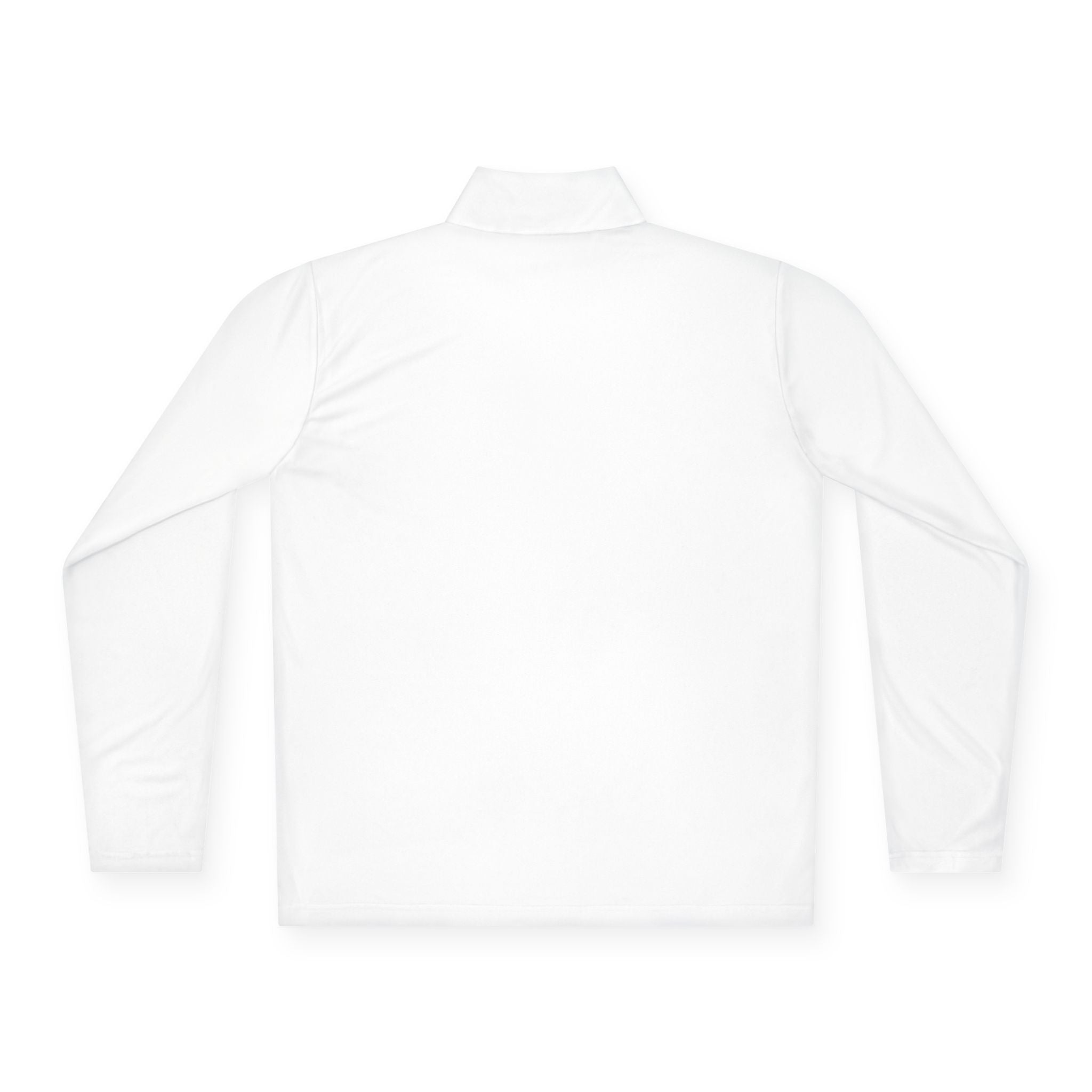 Pilates Quarter-Zip Pullover — Embroidered Fitness Pullover