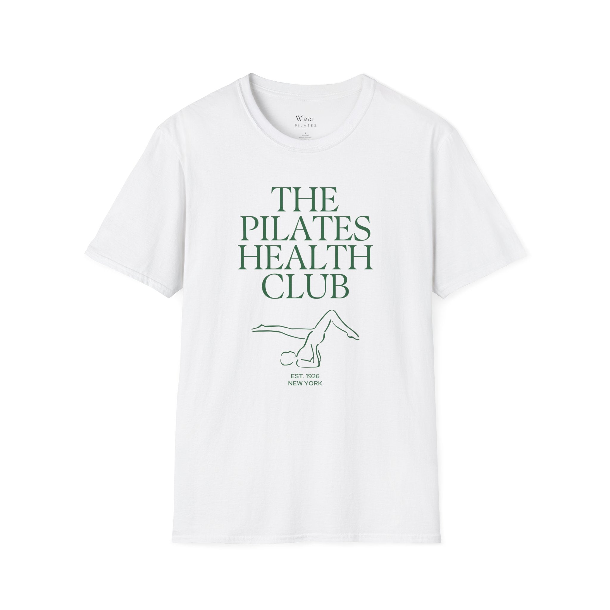 Pilates Health Club T-Shirt — Minimalist Wellness Tee