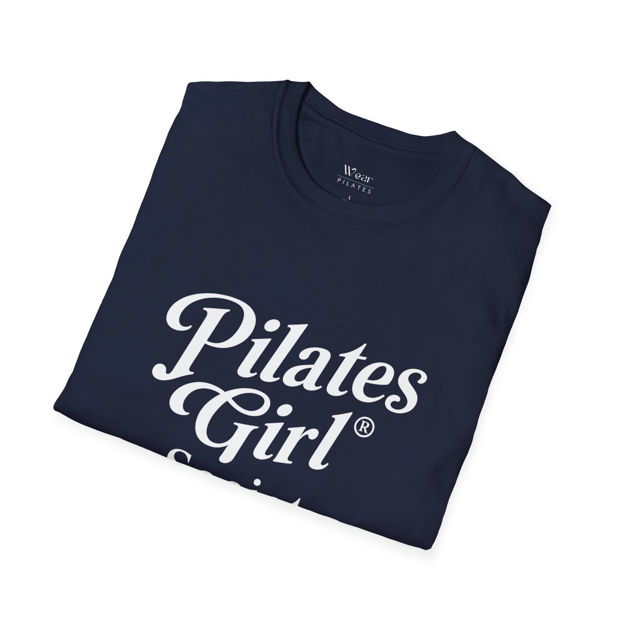 Pilates Girl Society T-Shirt — Sculpt. Stretch. Release. Comfortable Workout Tee