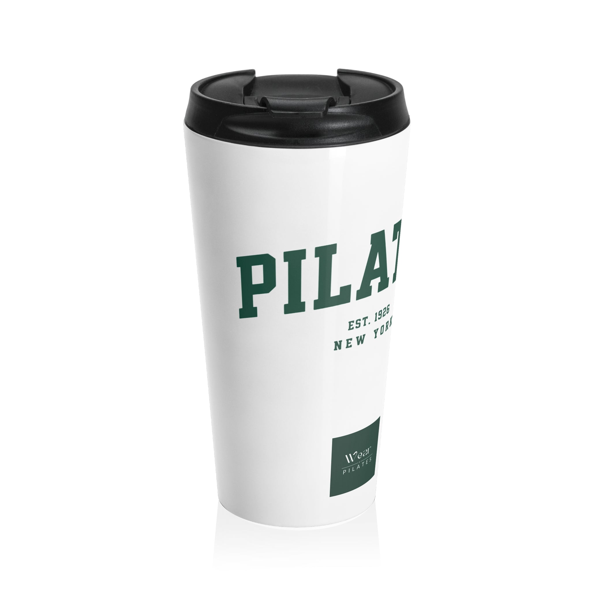 Pilates Travel Mug — Stainless Steel Insulated Gym Tumbler