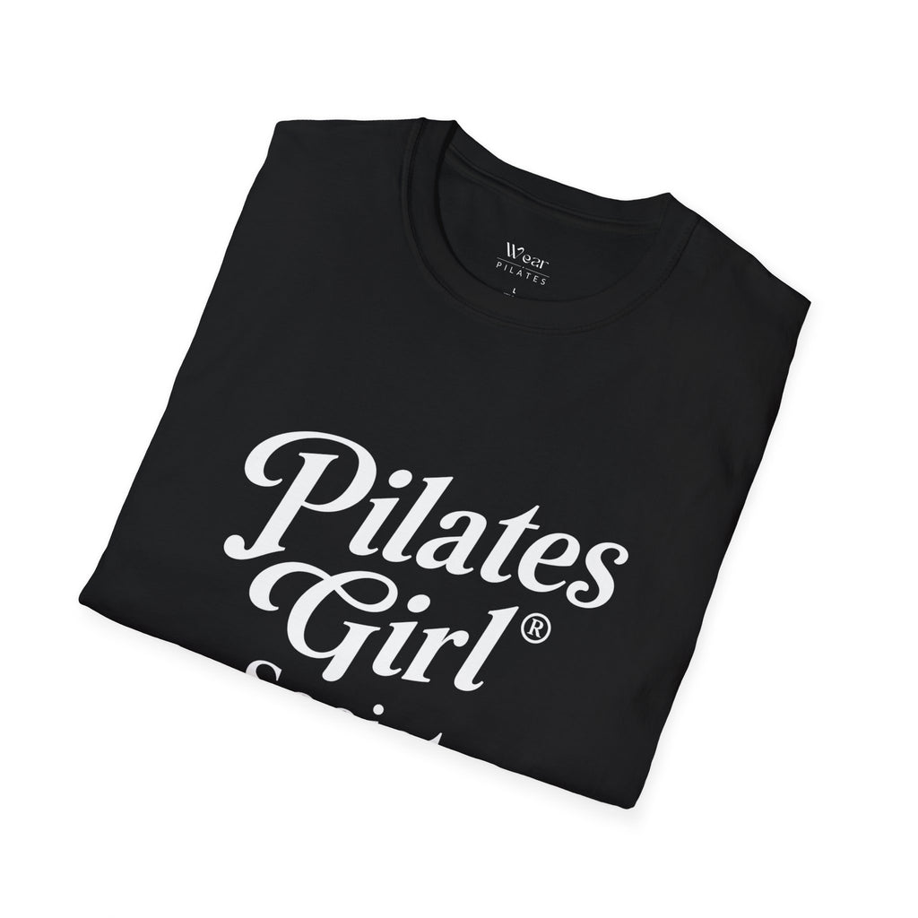 Pilates Girl Society T-Shirt — Sculpt. Stretch. Release. Comfortable Workout Tee