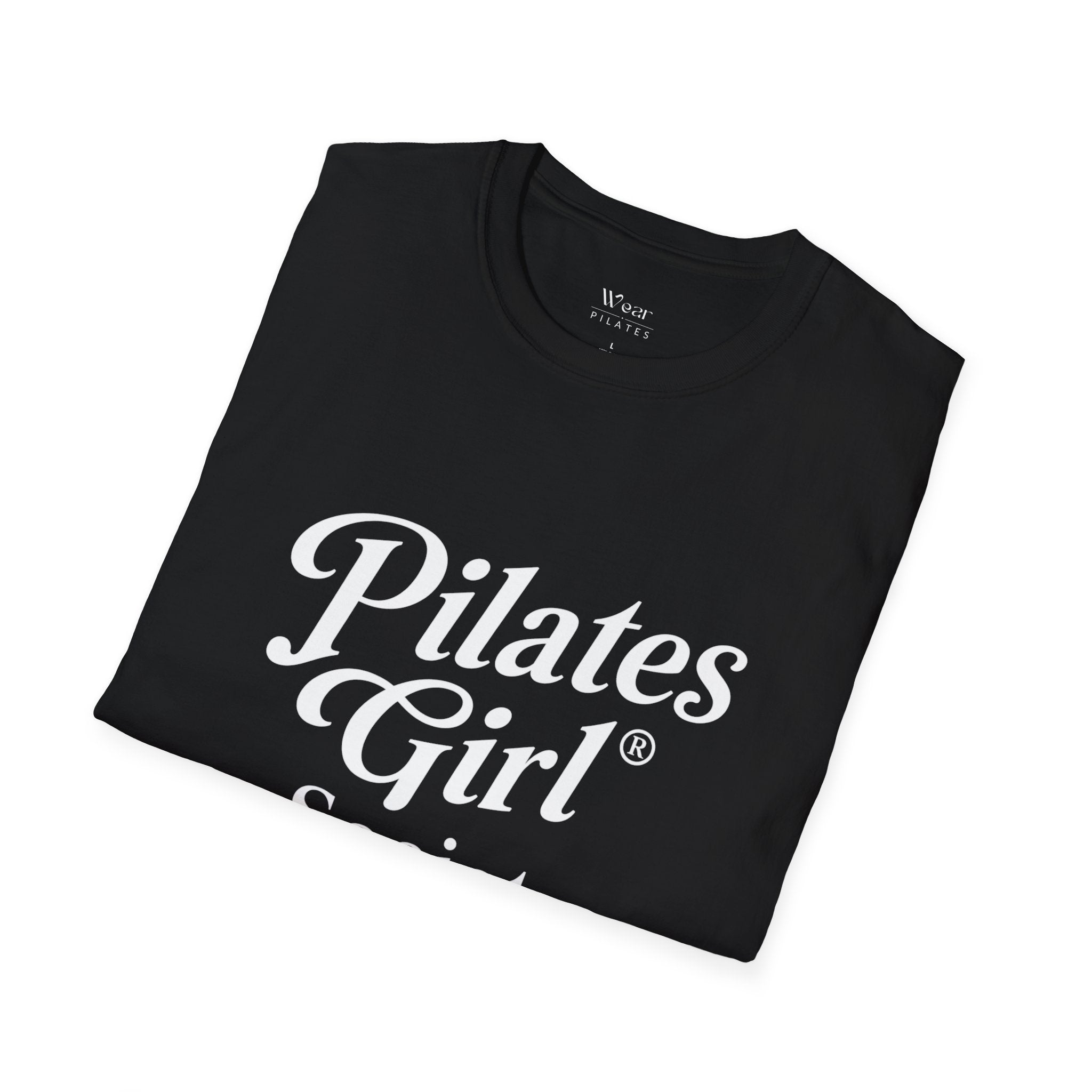 Pilates Girl Society T-Shirt — Sculpt. Stretch. Release. Comfortable Workout Tee