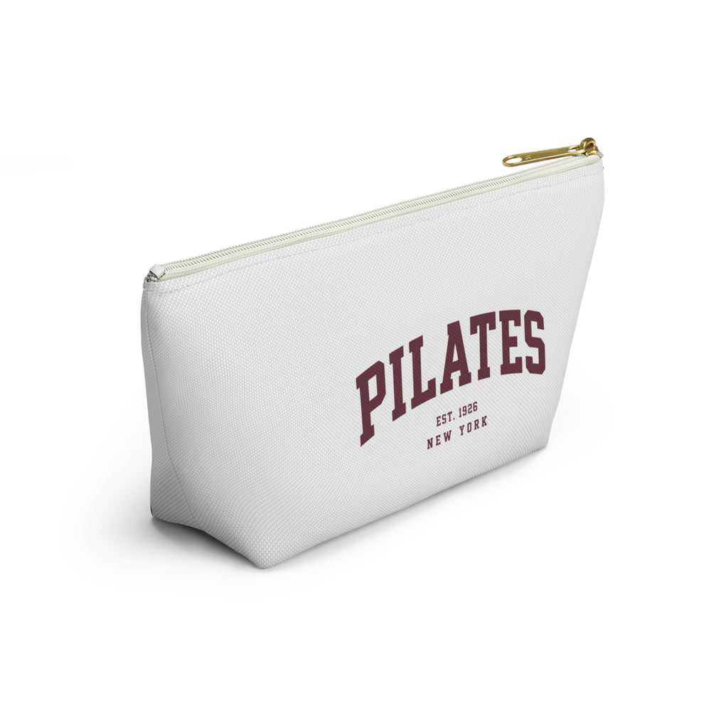 Pilates Canvas Accessory Pouch — T‑Bottom Makeup & Gym Bag