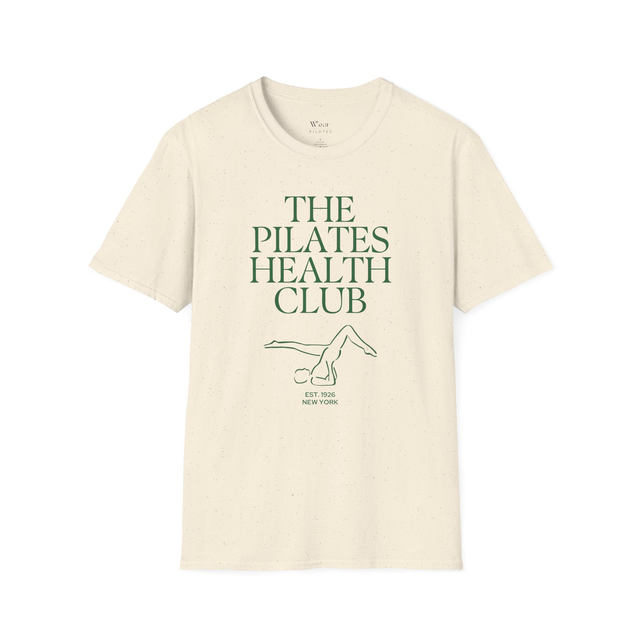 Pilates Health Club T-Shirt — Minimalist Wellness Tee