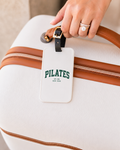 Pilates Luggage Tag — Vintage Collegiate Fitness Bag ID