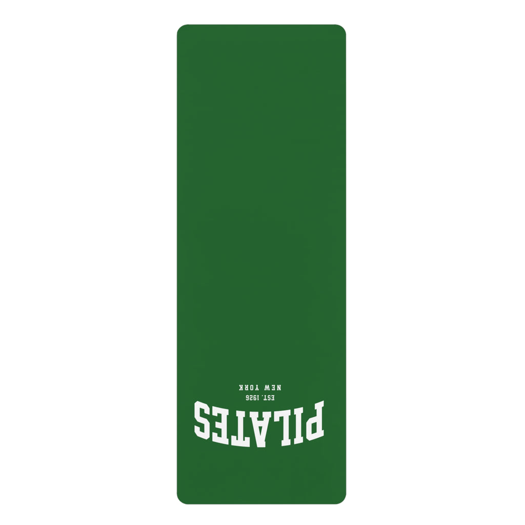 Pilates Rubber Yoga Mat — Non‑Slip Green Exercise Mat