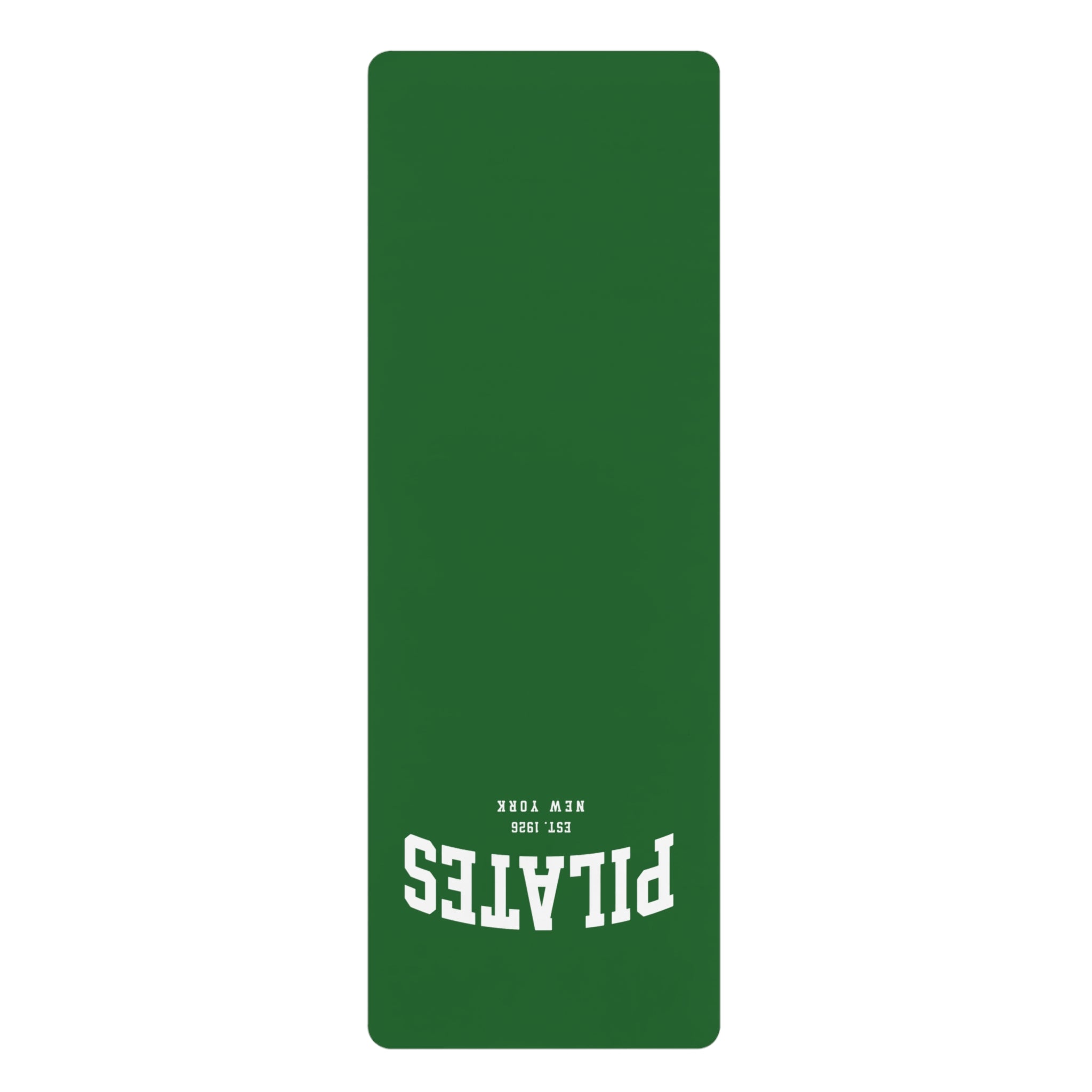 Pilates Rubber Yoga Mat — Non‑Slip Green Exercise Mat