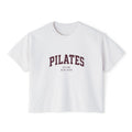 Pilates Boxy Tee — Women's Casual Pilates T-Shirt