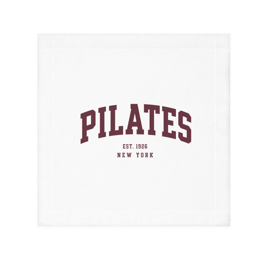 Pilates Face Towel — Vintage 'Pilates Est. 1926 New York' Workout Hand Towel